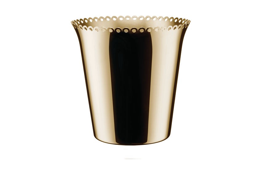 Rinfrescatore Edges in PVD ottone Alessi