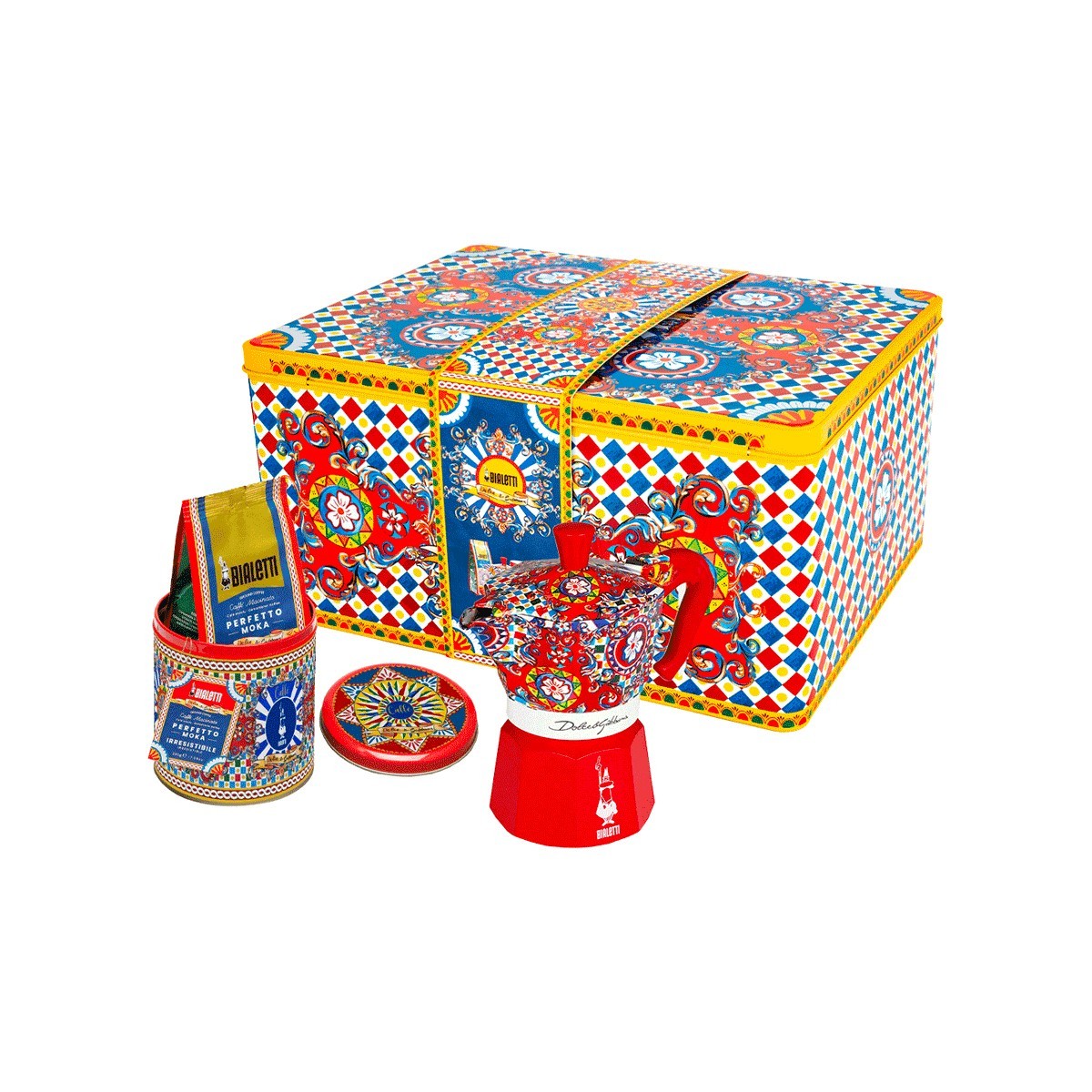 Set Moka Express Carretto Siciliano Dolce&Gabbana Dolce E Gabbana