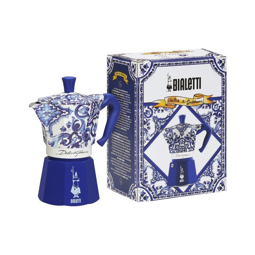 Moka Express Blu Mediterraneo 3 Tazze Dolce E Gabbana