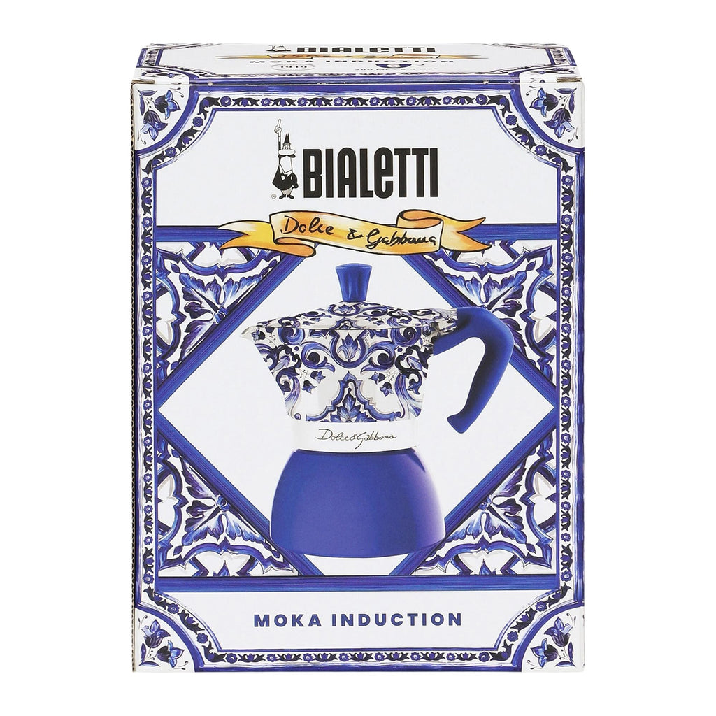 Moka Induction 4 tazze Blu Mediterraneo Dolce E Gabbana