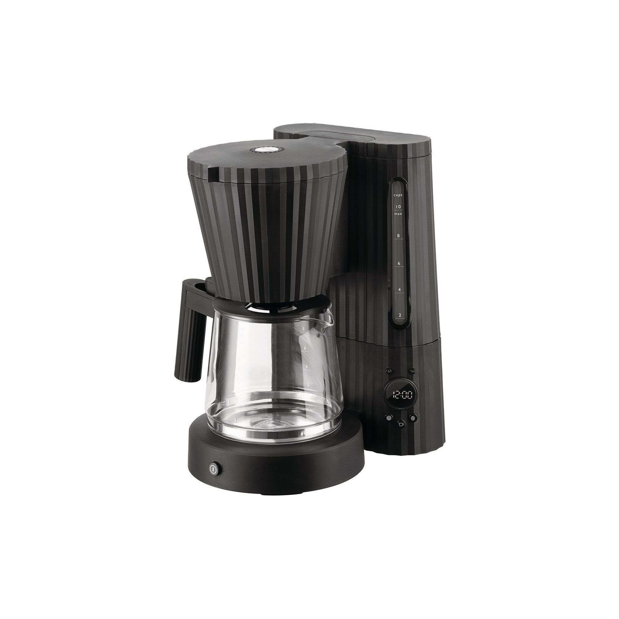 Plisse Macchina per Caffe Filtrato Nero Alessi