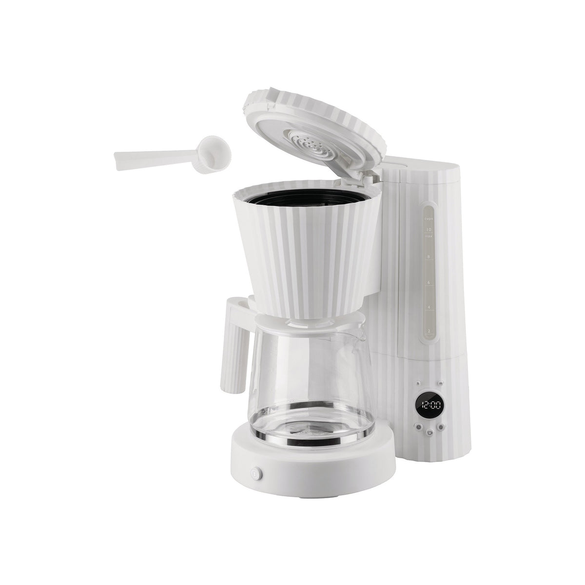 Plisse Macchina per Caffè Filtrato Bianco Alessi