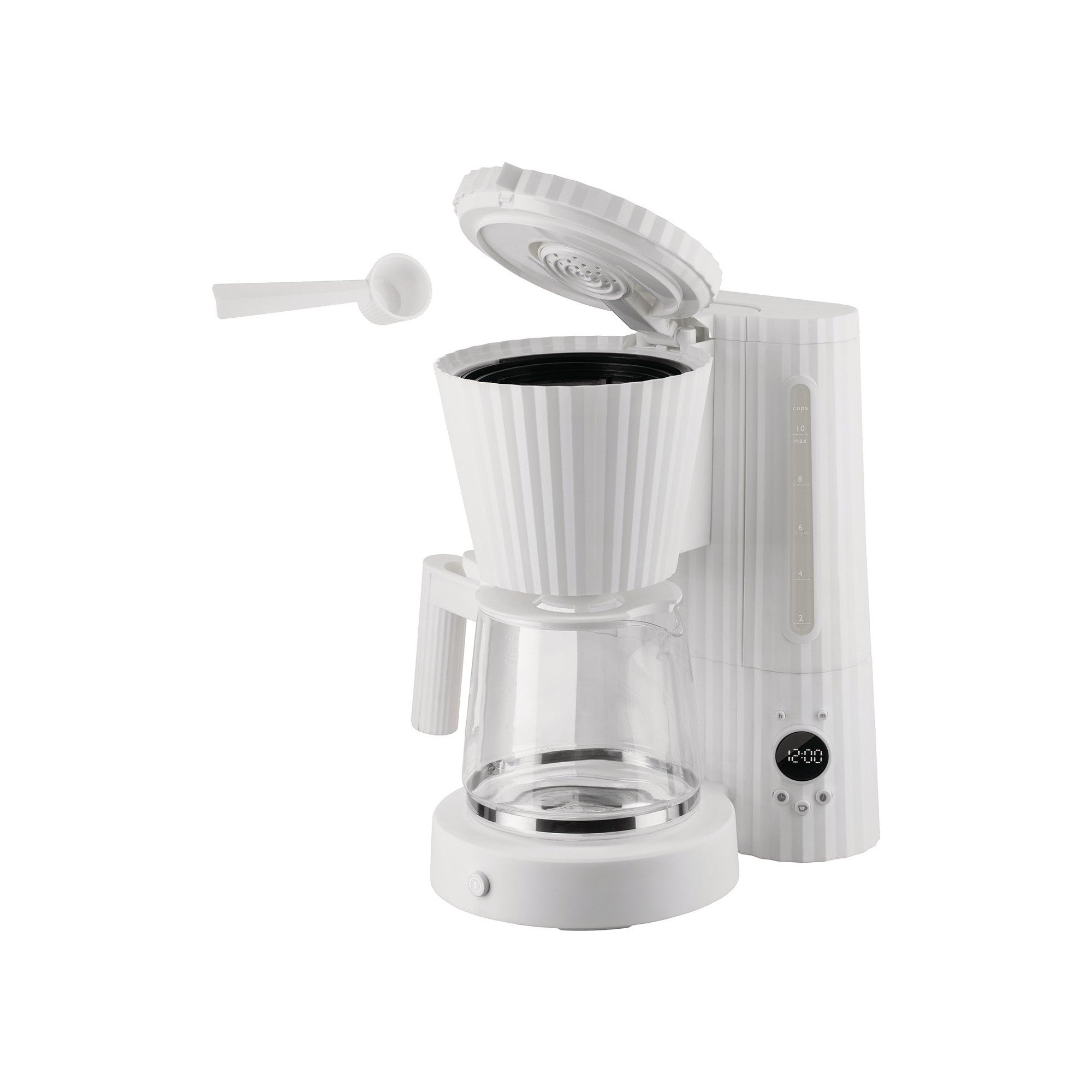 Plisse Macchina per Caffè Filtrato Bianco Alessi