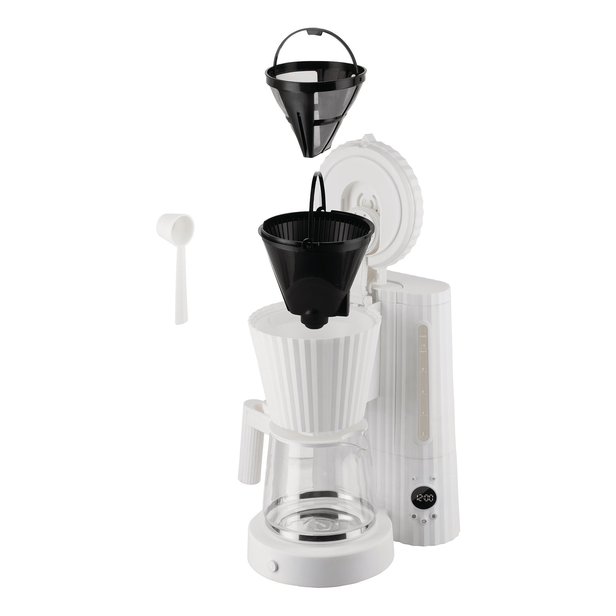 Plisse Macchina per Caffè Filtrato Bianco Alessi