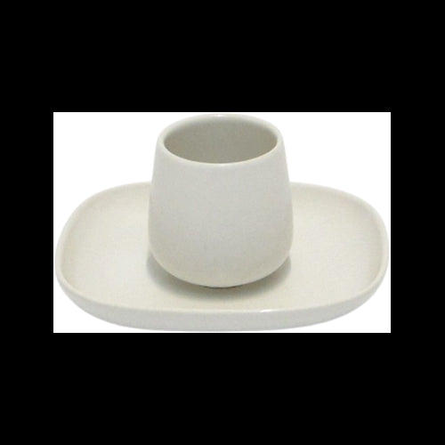 Quattro Tazze Caffe Con Piattino Ovale Alessi Alessi