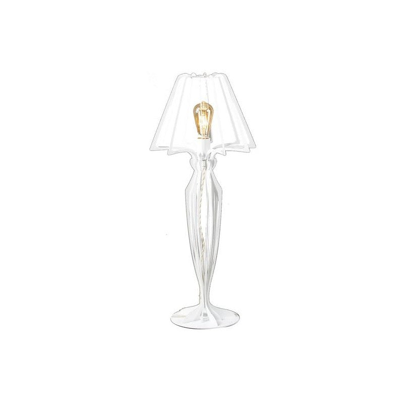 Lampada Minerva Da Tavolo Alta Bianco Arti E Mestieri
