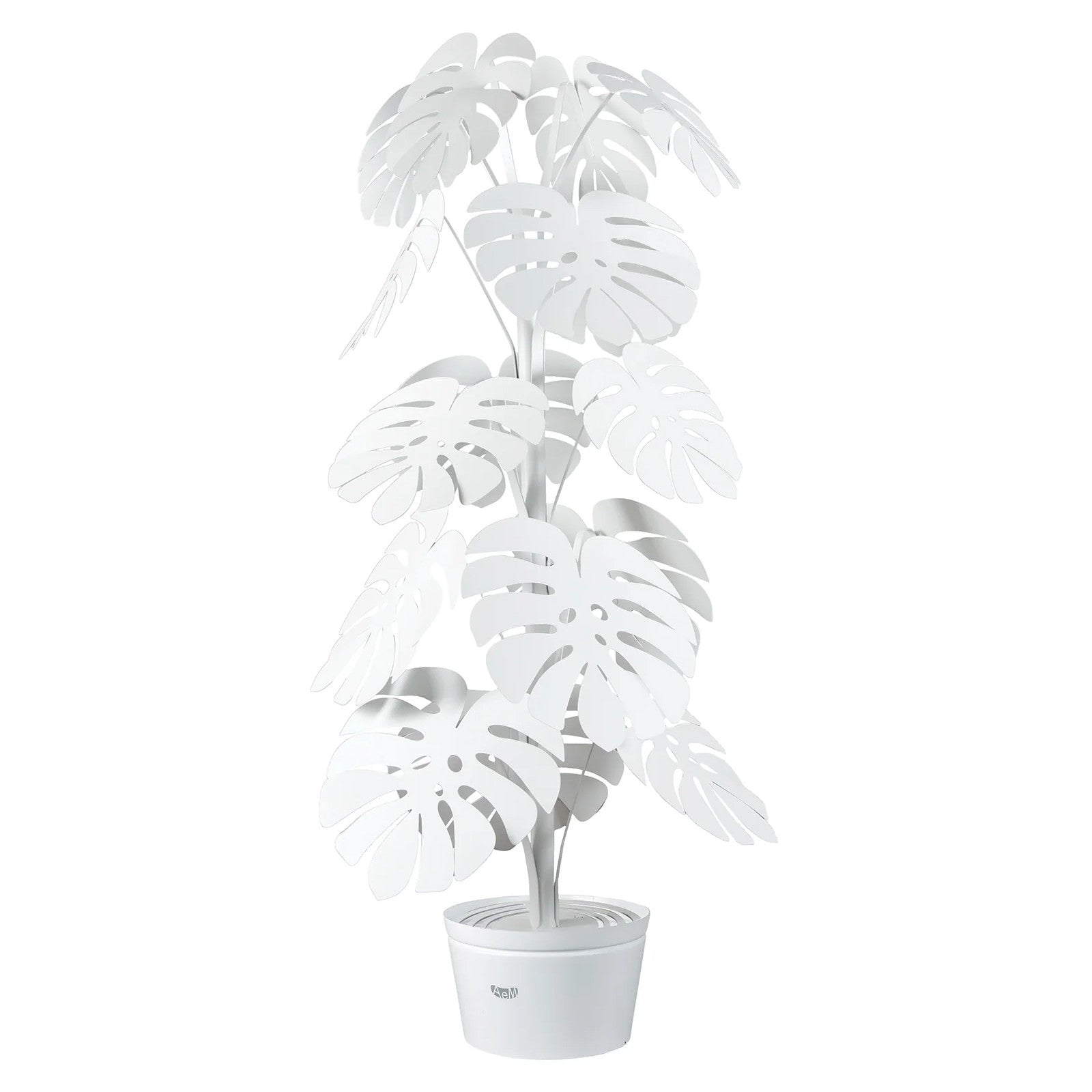 Lampada Monstera Grande Bianca+Vaso Arti E Mestieri Arti E Mestieri