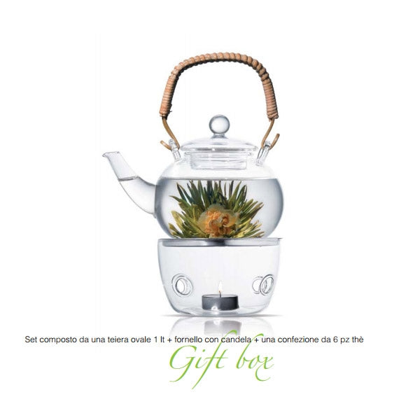 Theiera 1000 Ml Con Tea Box 6Pz E Fornello Soft Dr Rogaska