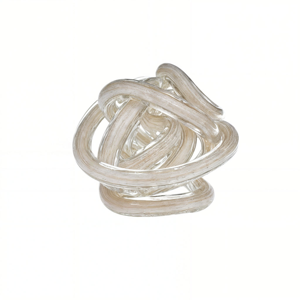 Il Nodo Dell` Amore Diam.8 Cm Bianco Glitter Onlylux Onlylux