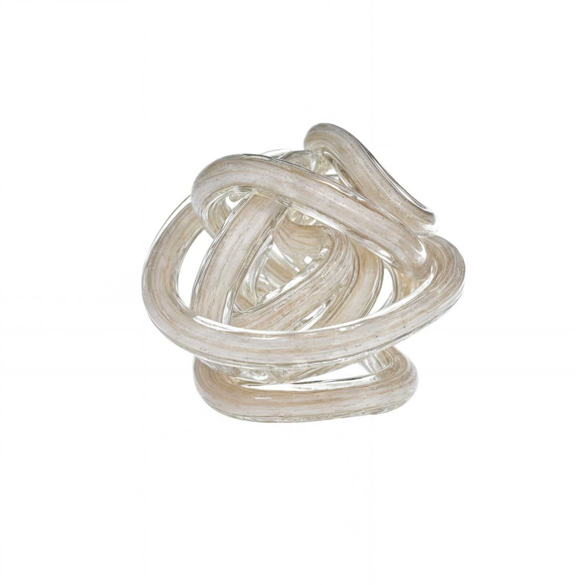 Il Nodo Dell` Amore Diam.8 Cm Bianco Glitter Onlylux Onlylux