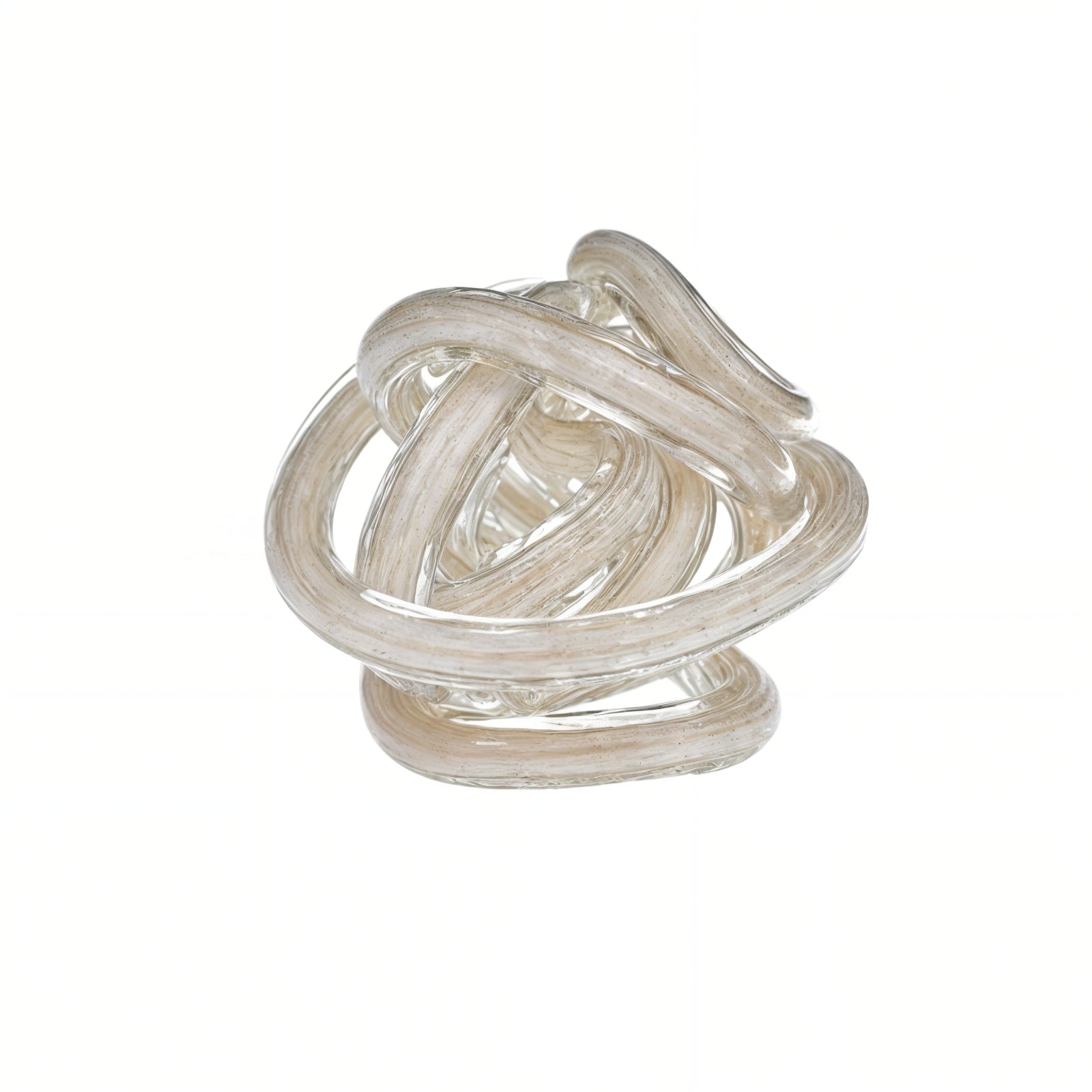 Il Nodo Dell` Amore Diam.8 Cm Bianco Glitter Onlylux Onlylux