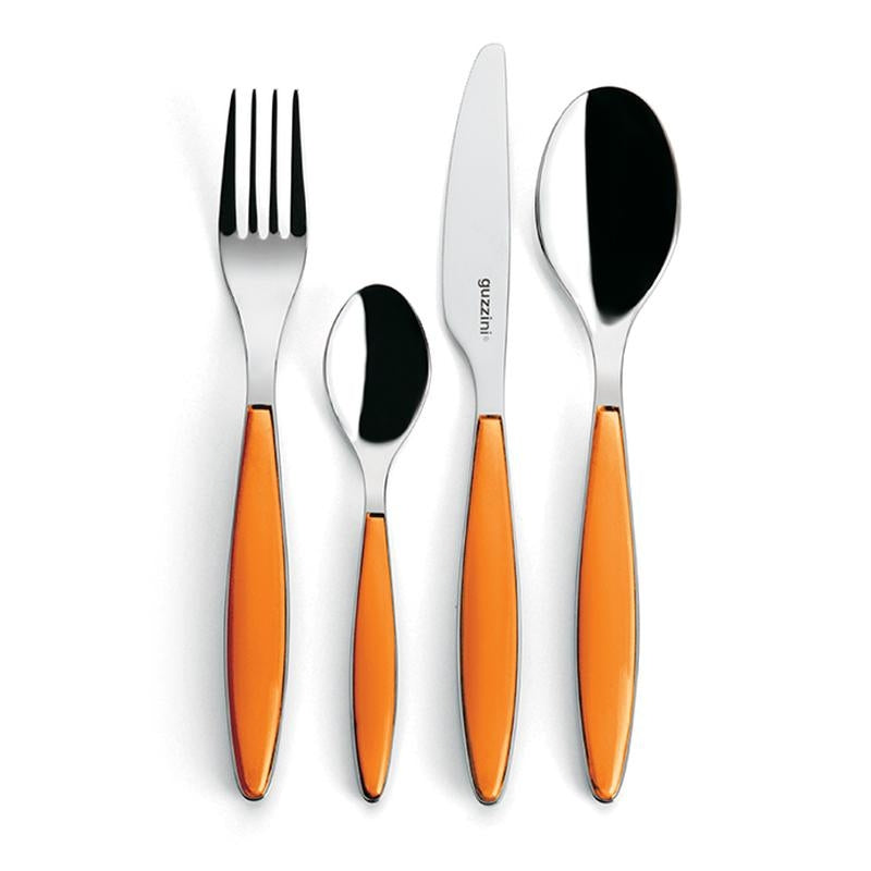 Serv Posate 24Pz Arancio Feeling Guzzini Guzzini