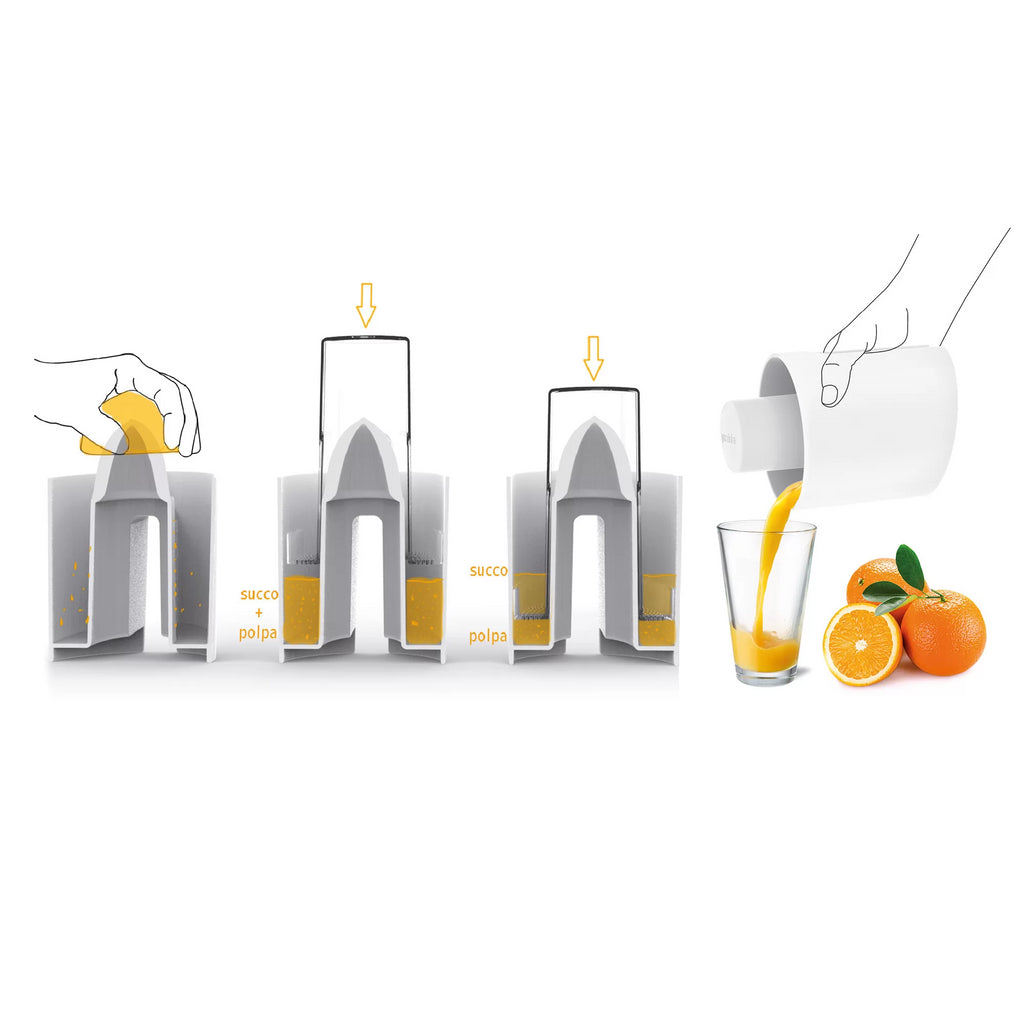 Spremiagrumi Squeeze&Press Grigio Opaco Guzzini Guzzini