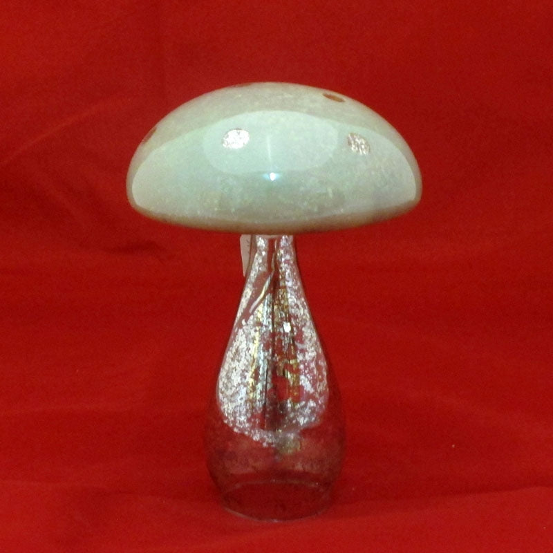 L`Oca Nera - Fungo Grande Verde In Vetro Soffiato L'oca Nera