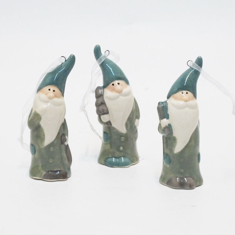 L`Oca Nera - Babbo Natale In Piedi Set 3 Pz L'oca Nera