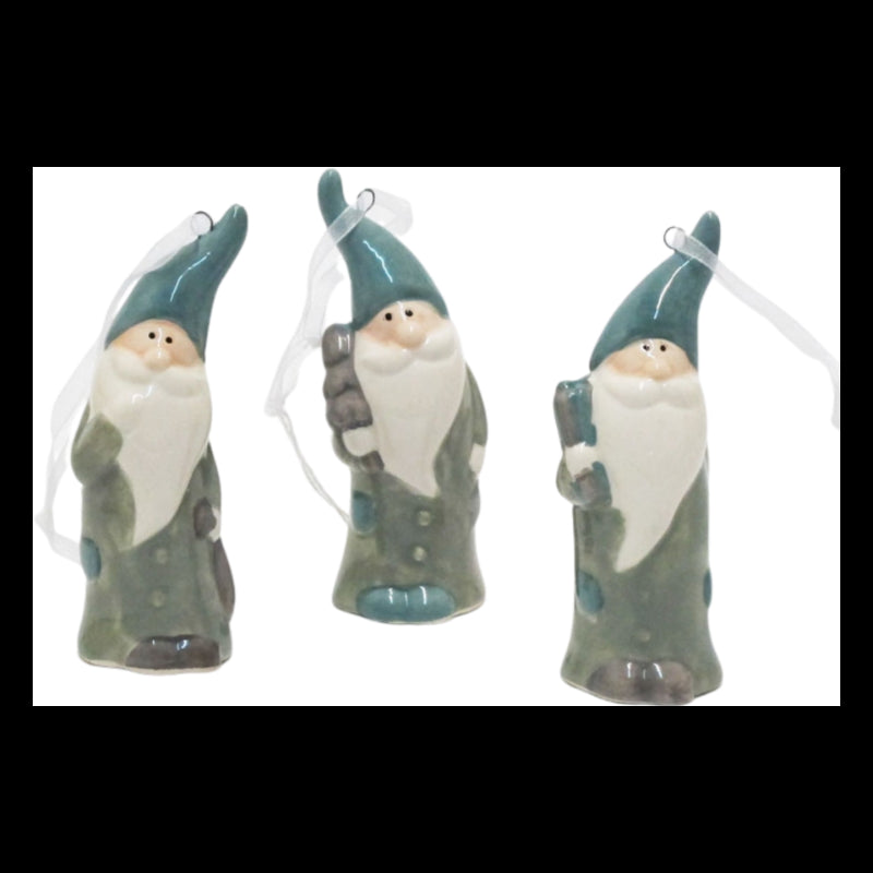 L`Oca Nera - Babbo Natale In Piedi Set 3 Pz L'oca Nera