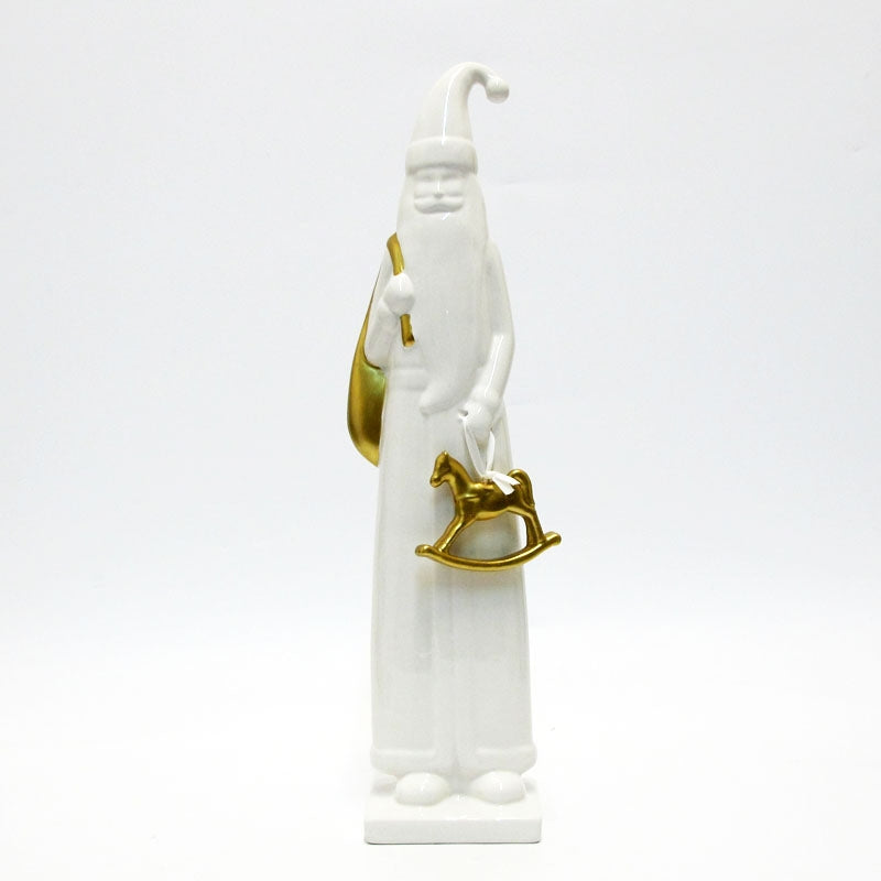 L`Oca Nera - Babbo Natale Con Cavalluccio Simboli Del Natale L'oca Nera