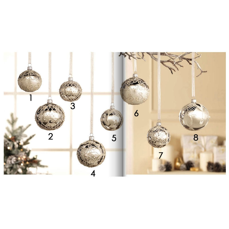 L`Oca Nera - Palla Piccola Argento Riflessi Lucenti L'oca Nera