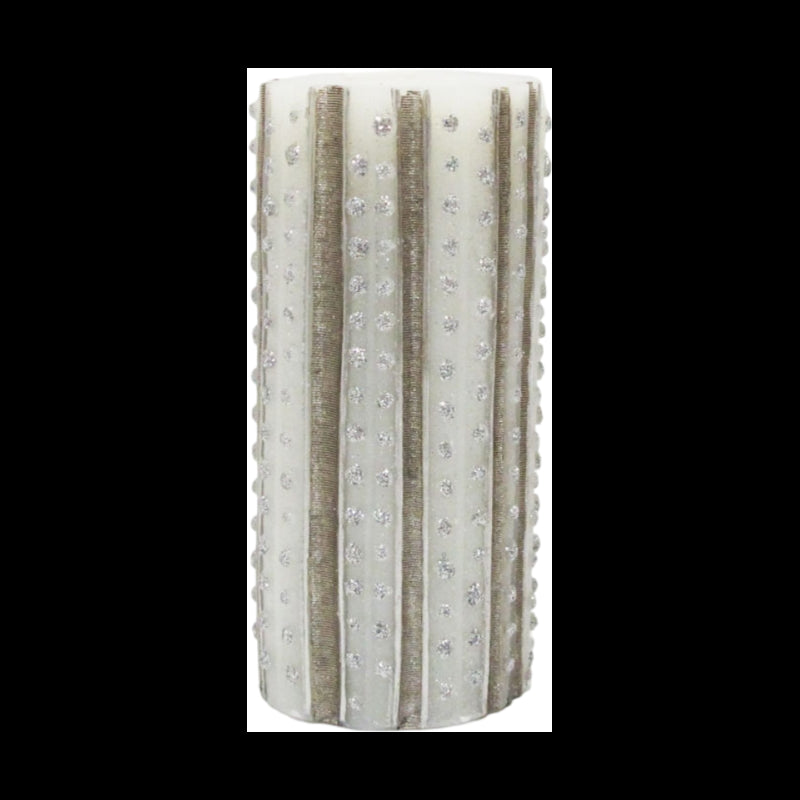 L`Oca Nera - Candela Alta Puntini Cm 7X15H L'oca Nera