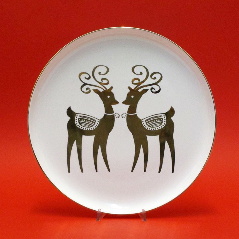 L`Oca Nera - Piatto Decorativo Renne Cm 29,5 L'oca Nera