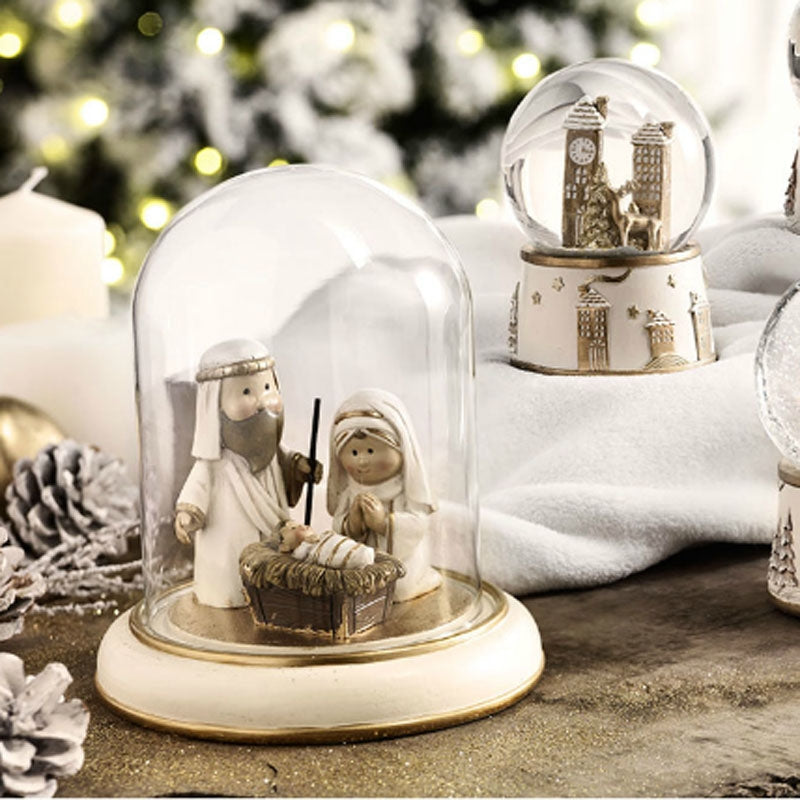 L`Oca Nera - Cloche Con Nativita 17X20H L'oca Nera