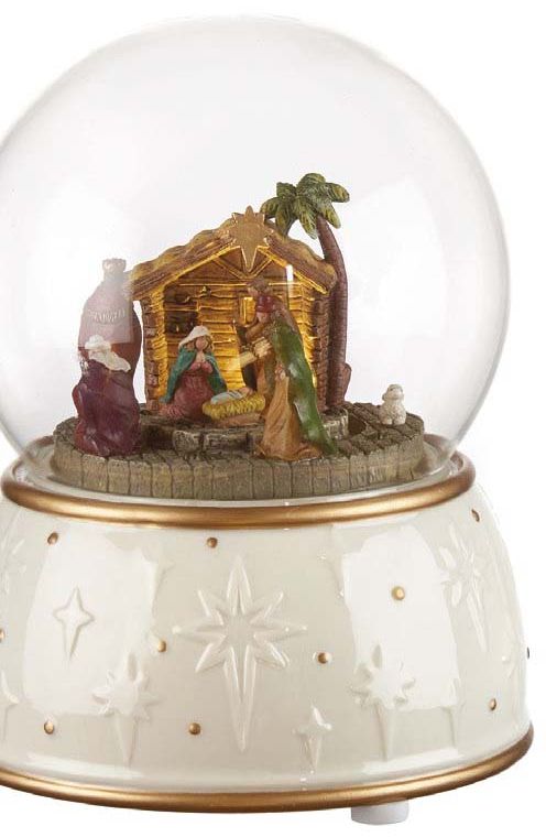 Cloche Con Nativita` Movimento Musica E Leds L`Oca Nera L'oca Nera