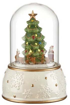 Cloche Con Albero Movimento Musica E Leds L`Oca Nera L'oca Nera