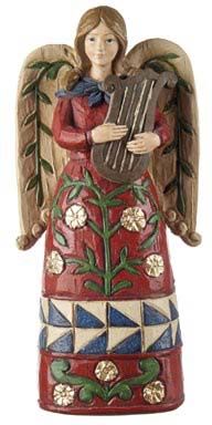 Angelo Piccolo Con Cetra Loca Nera L'oca Nera