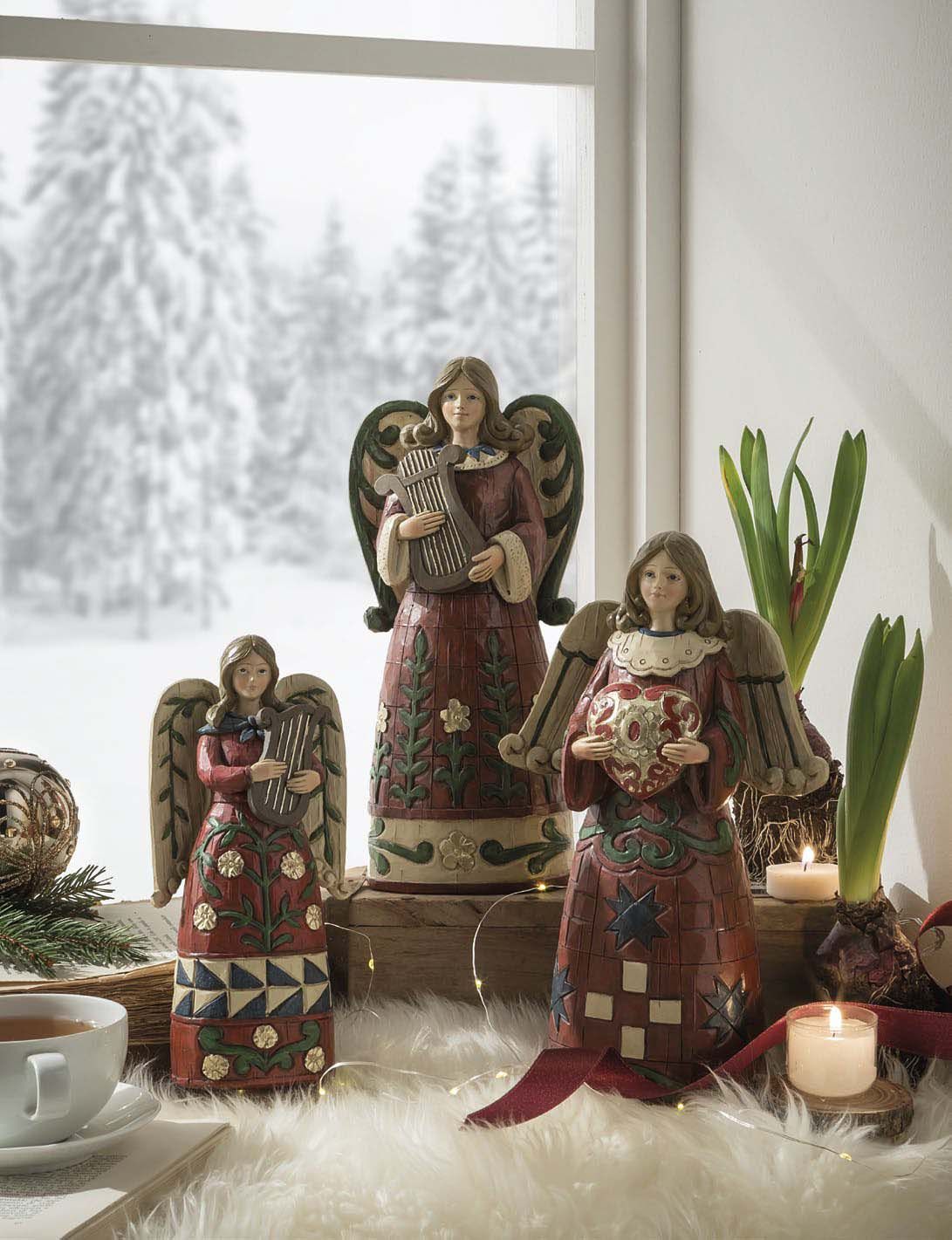 Angelo Piccolo Con Cetra Loca Nera L'oca Nera