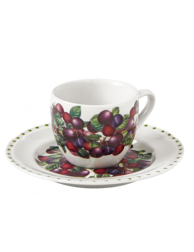 Tazzina Caffe Le Primizie Set 4 Pz Porcellana Brandani