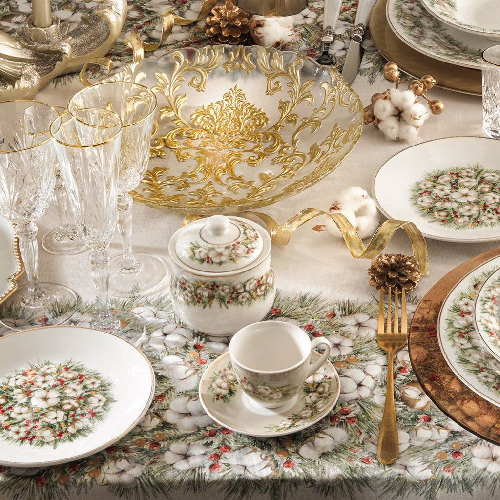 Tazzina Caffe Batuffoli Set 2 Pz Porcellana Brandani