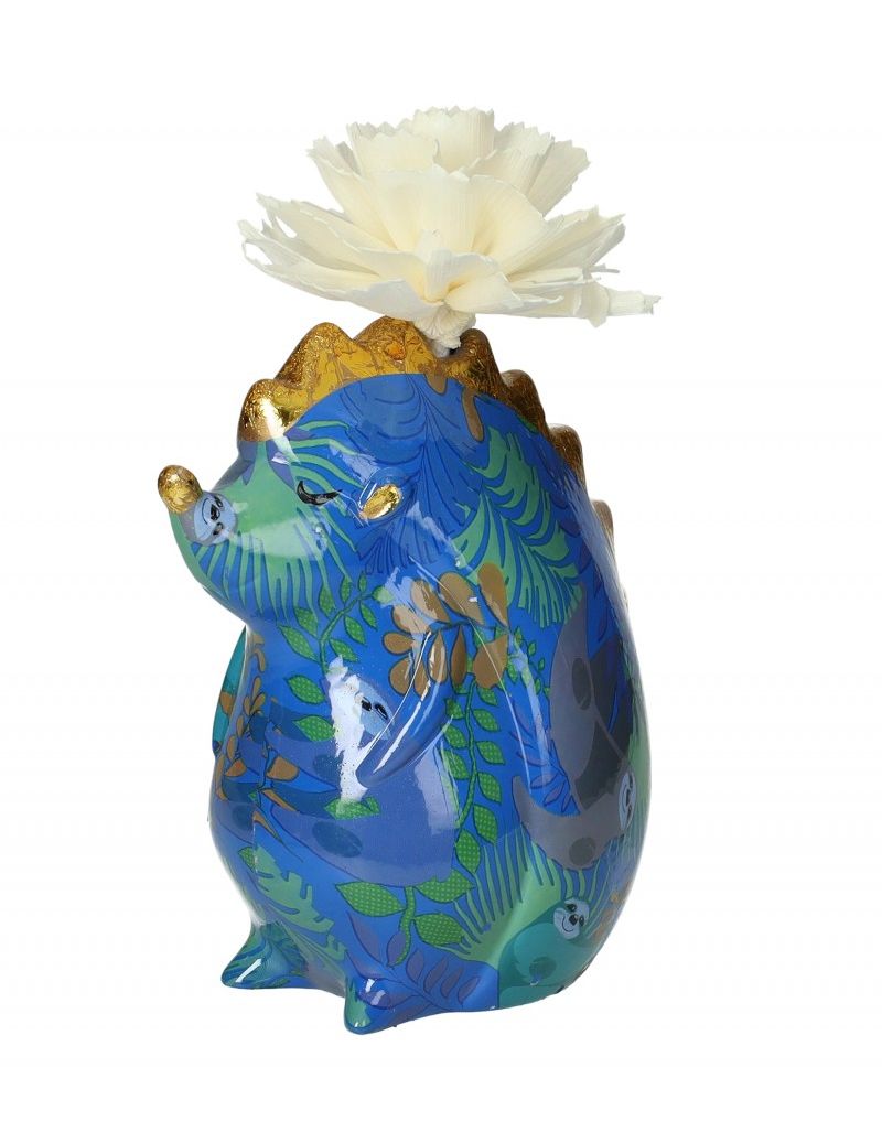 Diffusore Di Fragranza Riccio Porcellana C/Diffusore Fiore Brandani