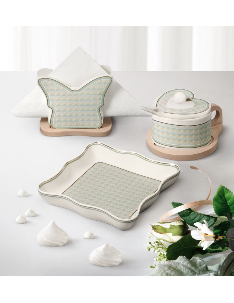 Vassoietto Diamantino Porcellana Brandani