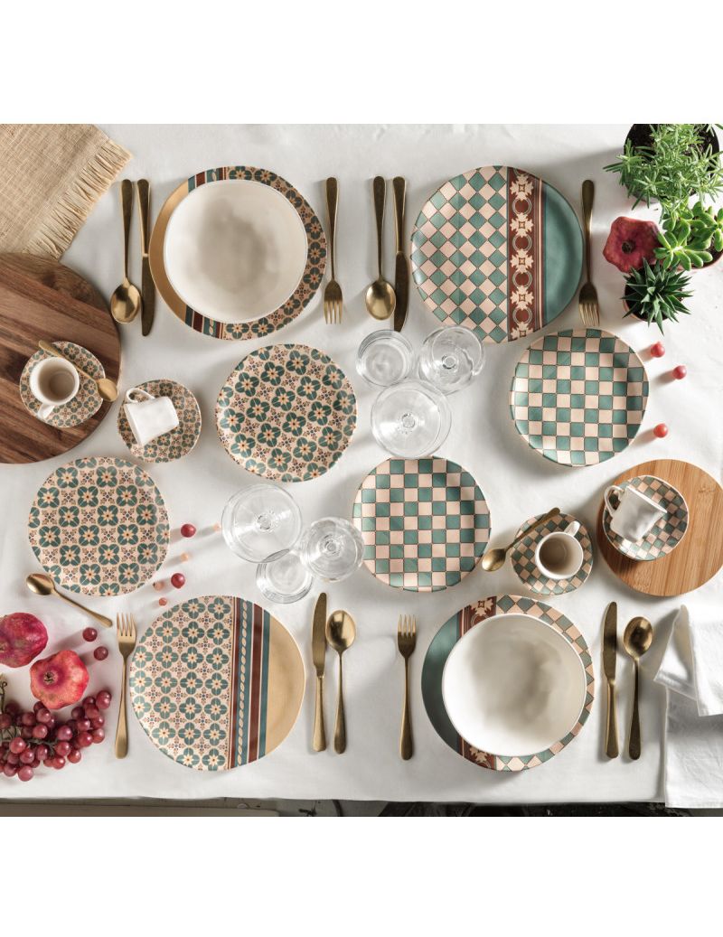 Tazzina Caffe Le Cementine Quadrella Set 2 Pz Gres Brandani