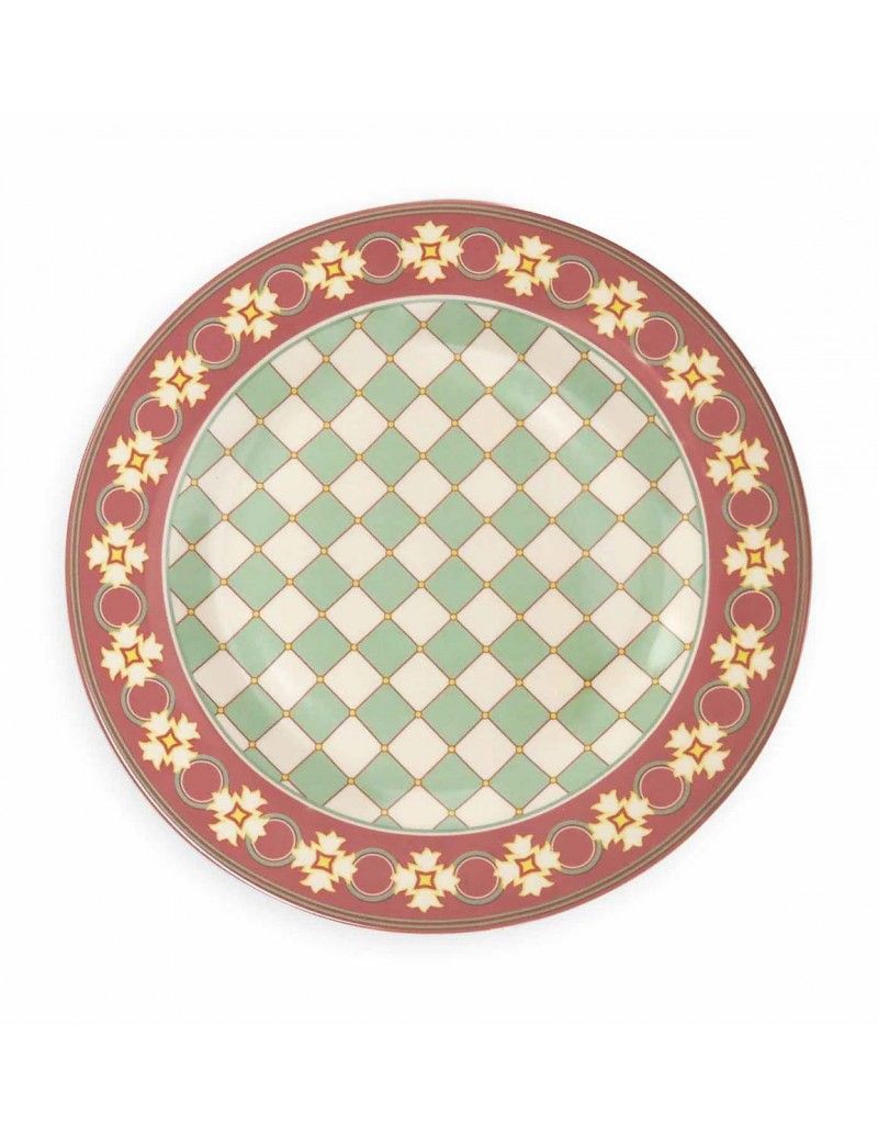 Tavola 18 Pz Le Cementine Quadrella Porcellana Brandani