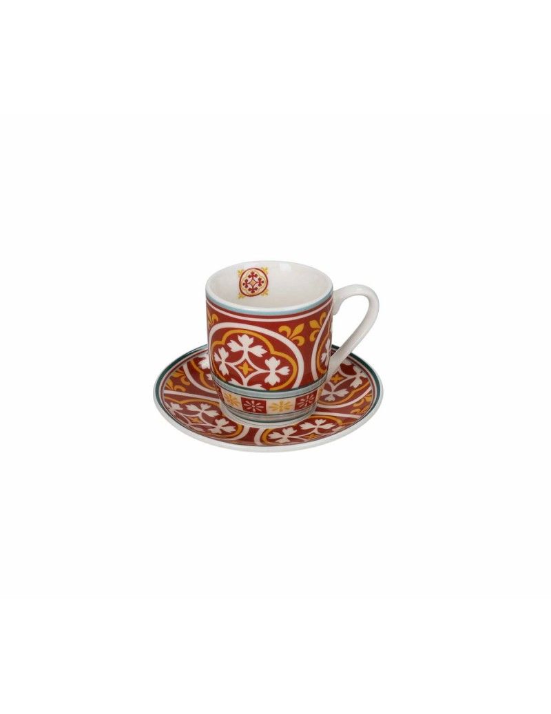 Tazzina Caffe Le Cementine Rosone Set 2 Pz New Bone China Brandani