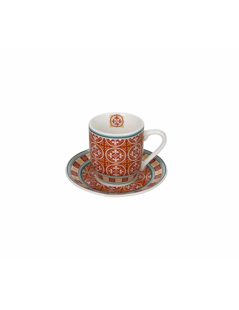 Tazzina Caffe Le Cementine Rosone Set 2 Pz New Bone China Brandani