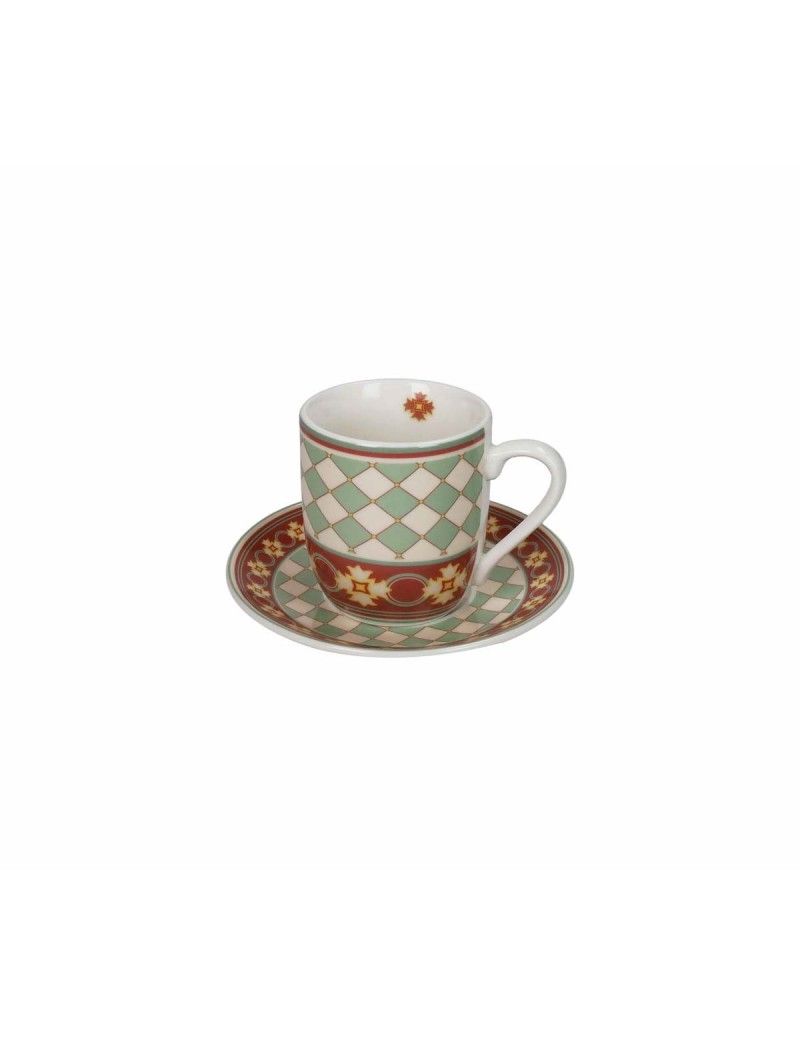 Tazzina Caffe Le Cementine Quadrella Set 2 Pz New Bone China Brandani