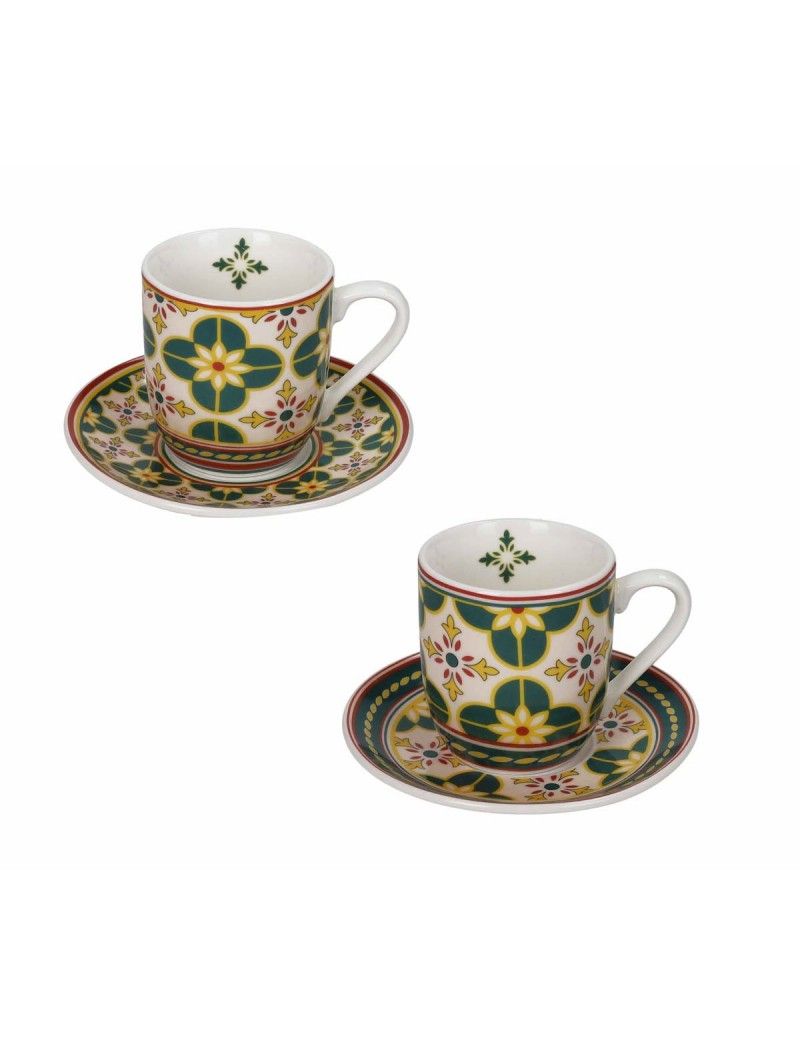 Tazzina Caffe Le Cementine Infiore Set 2 Pz New Bone China Brandani