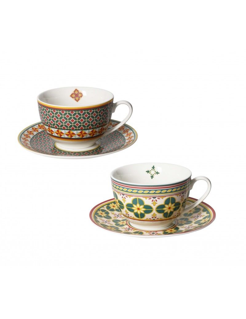 Tazza The Le Cementine Infiore Girandola Set 2 Pz New Bone Brandani Brandani