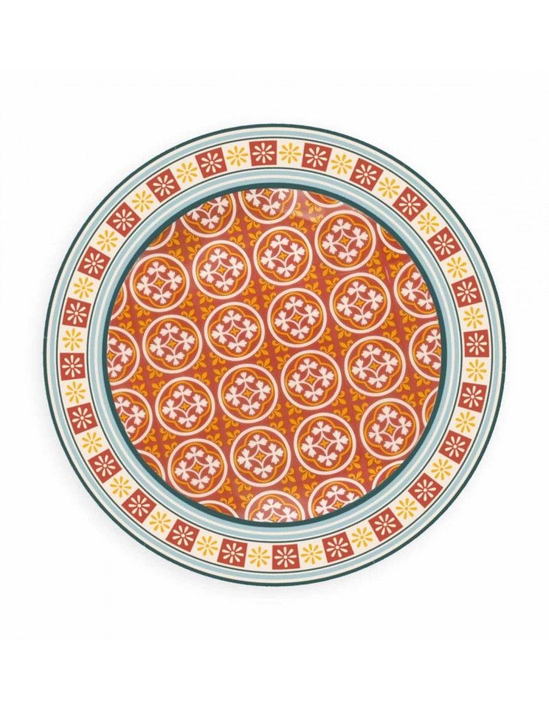 Tavola 18 Pezzi Le Cementine Rosone Porcellana Brandani Brandani