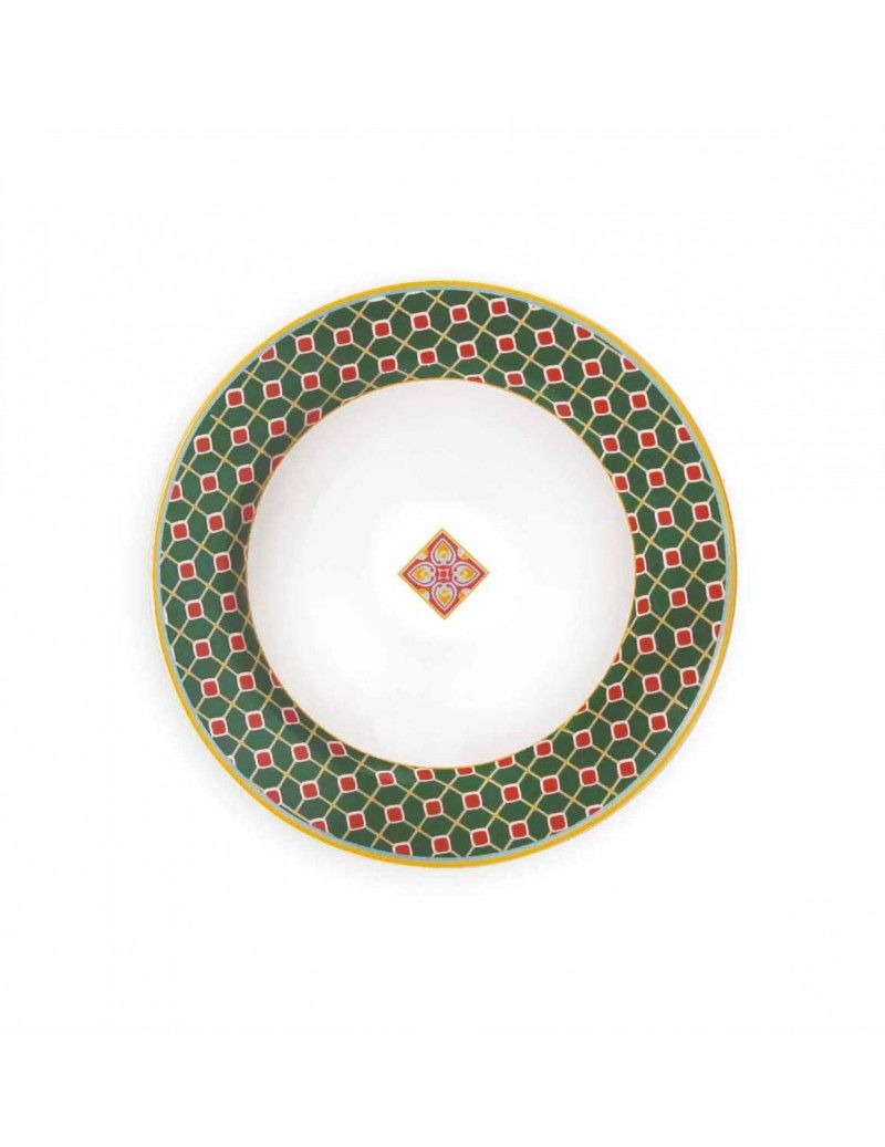 Tavola 18 Pz Le Cementine Girandola Porcellana Brandani Brandani