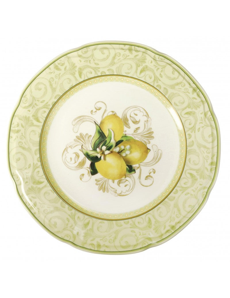 Tavola 18 Pz Limoni New Bone China Brandani
