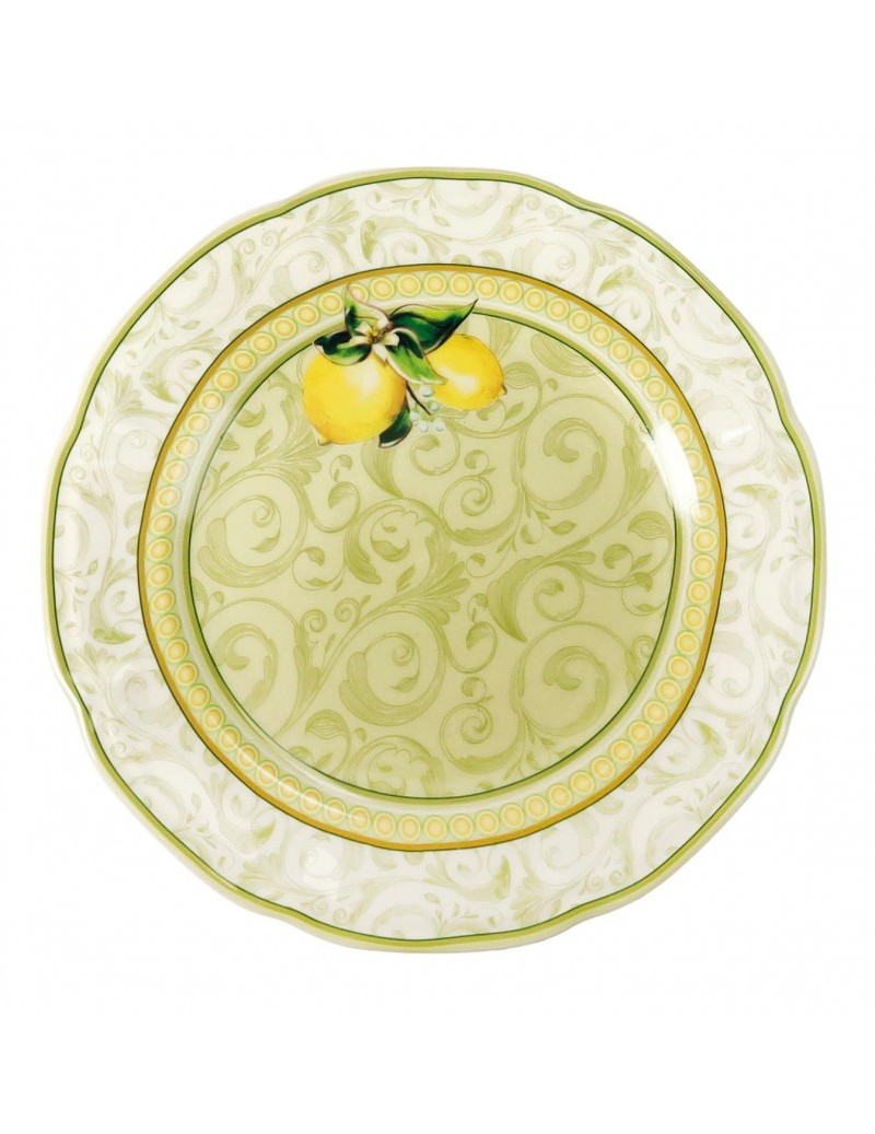 Tavola 18 Pz Limoni New Bone China Brandani