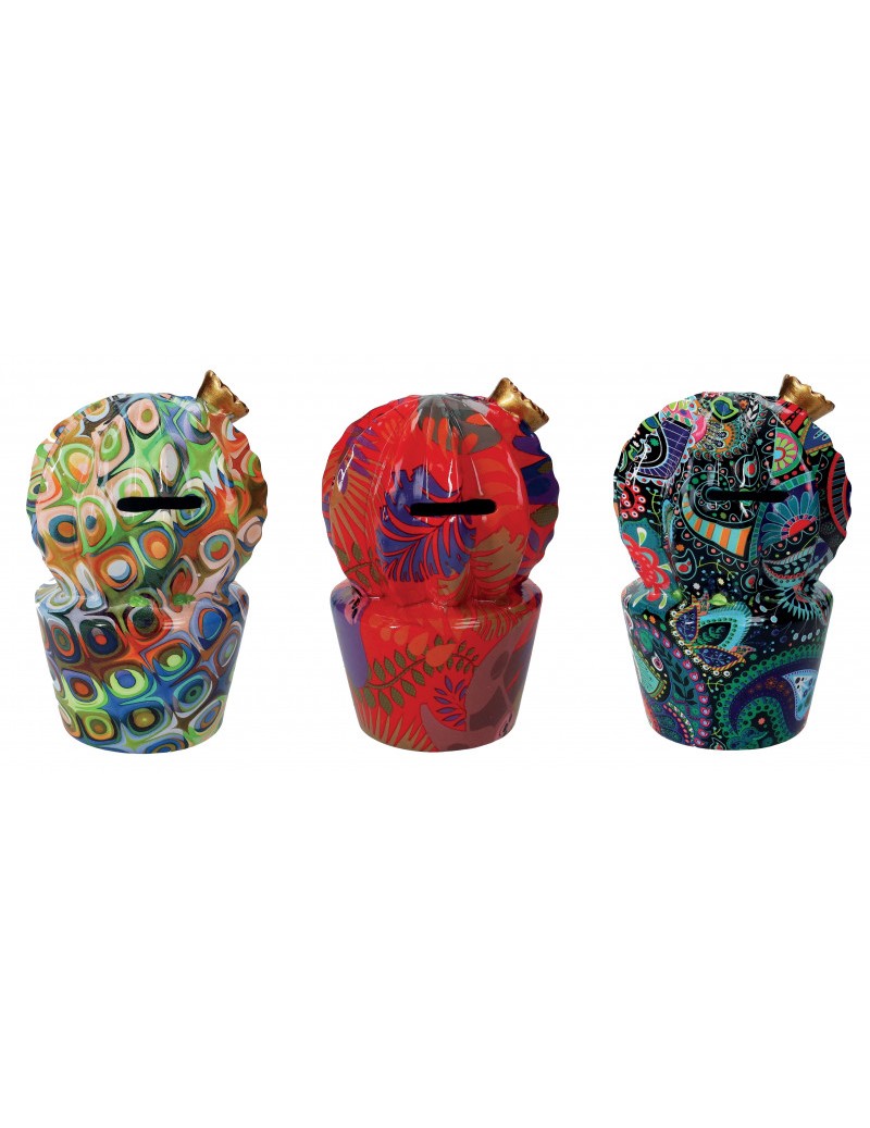 Salvadanaio Cactus Decori Assortiti Dolomite Brandani