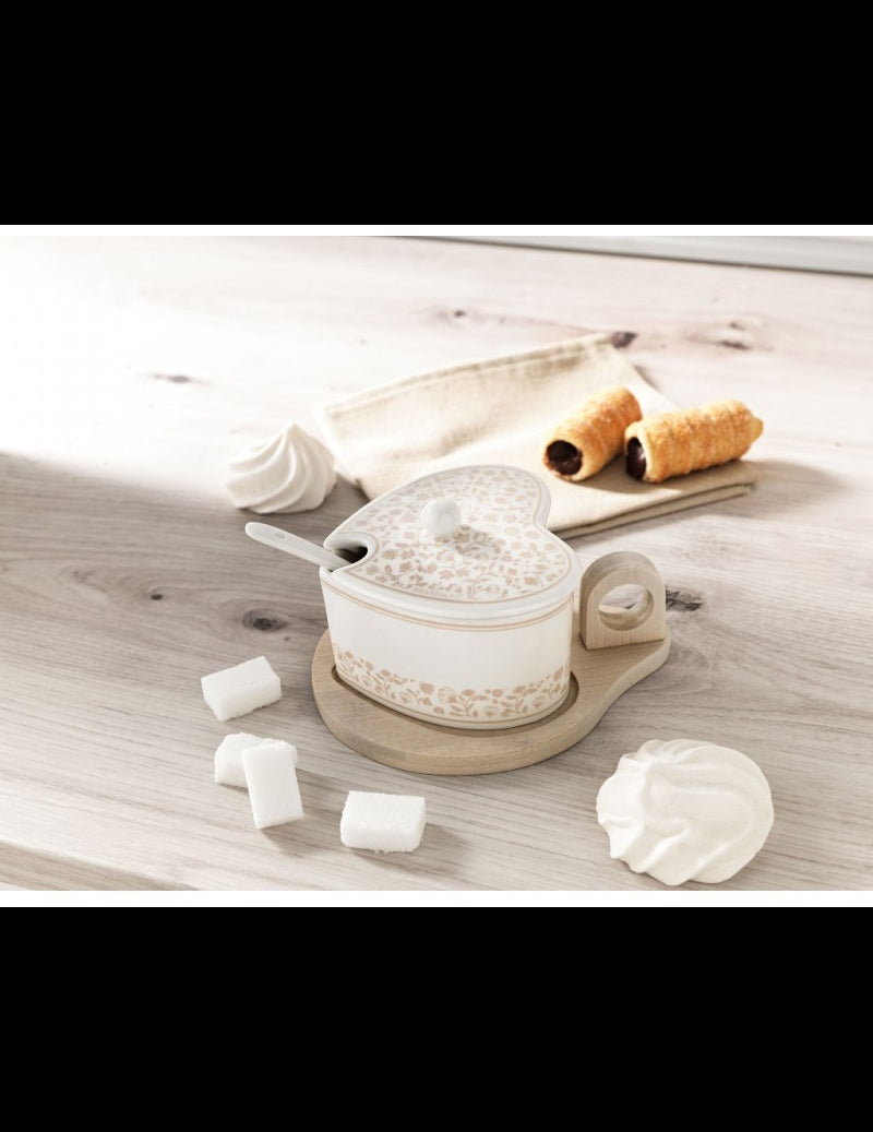 Scatola Campo Ai Fiori C/Cucc Porc C/Supp Bamboo Naturale Brandani