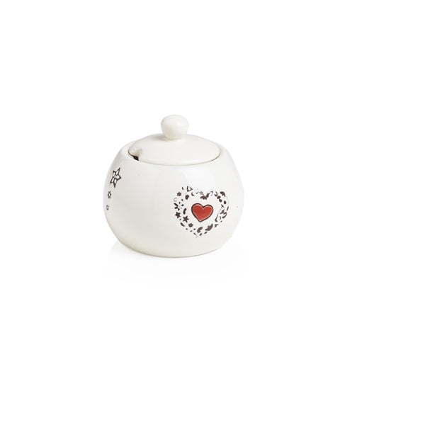 Brandani - Zuccheriera Incanto Avorio Stoneware Brandani