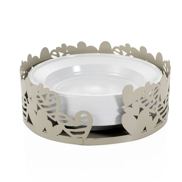 Portapiatti Batticuore Tortora Metal Brandani