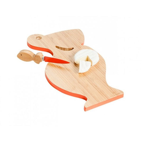 Tagliere Pellicano Con Coltello Formaggio Brandani Brandani