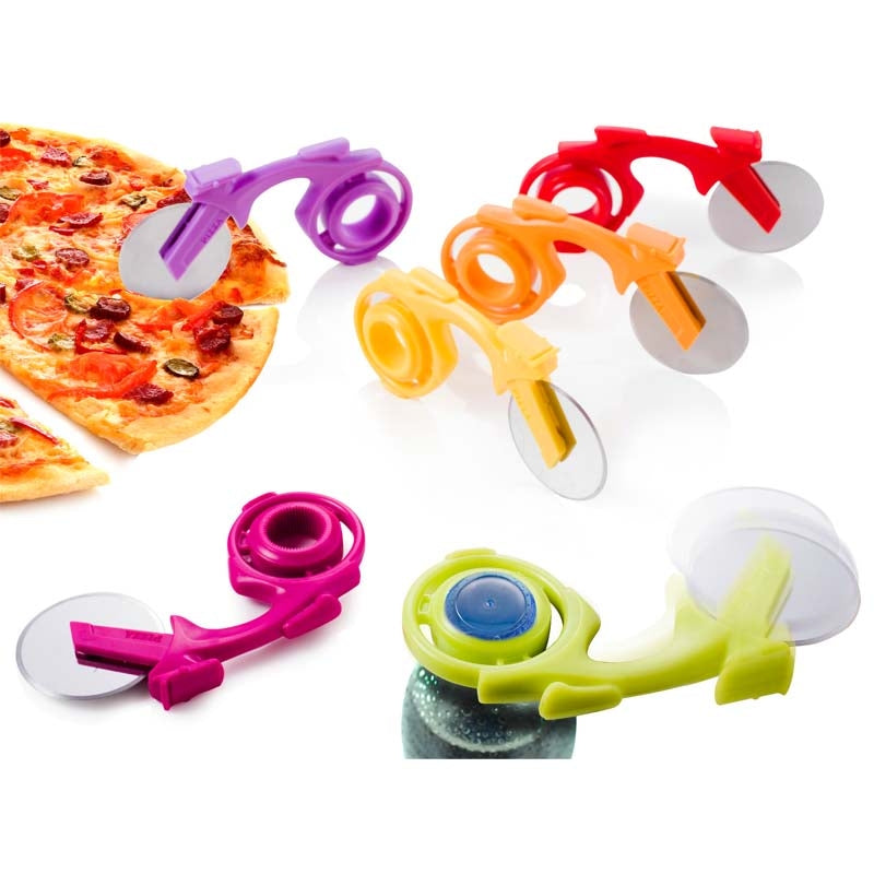 Brandani - Tagliapizza E Apribottiglia Motoretta Col Ass Pp E In Brandani